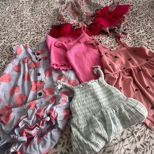 Assorted Baby Girl Dresses and Rompers